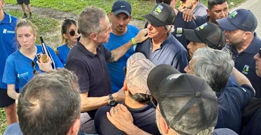 Succi se reunió con uno de los líderes de la CGT tras la movilización en Plaza de Mayo