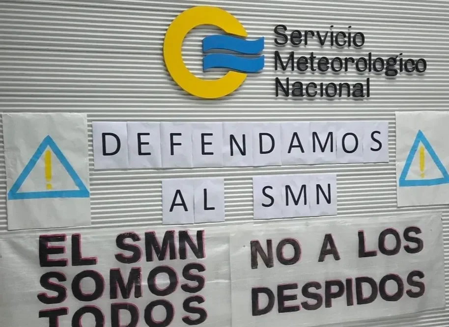 Bajo presión oficial: Levantaron el paro en el Servicio Meteorológico tras ser declarado "ilegal" por el Gobierno