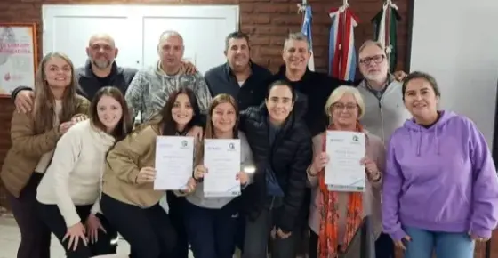 Sutracovi entregó certificados de capacitación a trabajadores de la Autopista Rosario-Santa Fe