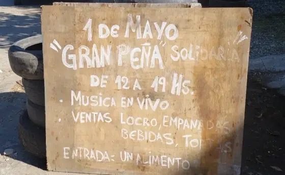 Trabajadores del frigorífico Euro organizan una peña solidaria en plena lucha por salarios adeudados