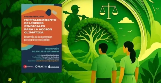 El Frente Sindical de Acción Climática lanzó la segunda edición de su curso de formación para líderes gremiales