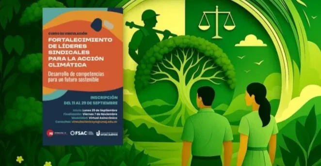 El Frente Sindical de Acción Climática lanzó la segunda edición de su curso de formación para líderes gremiales