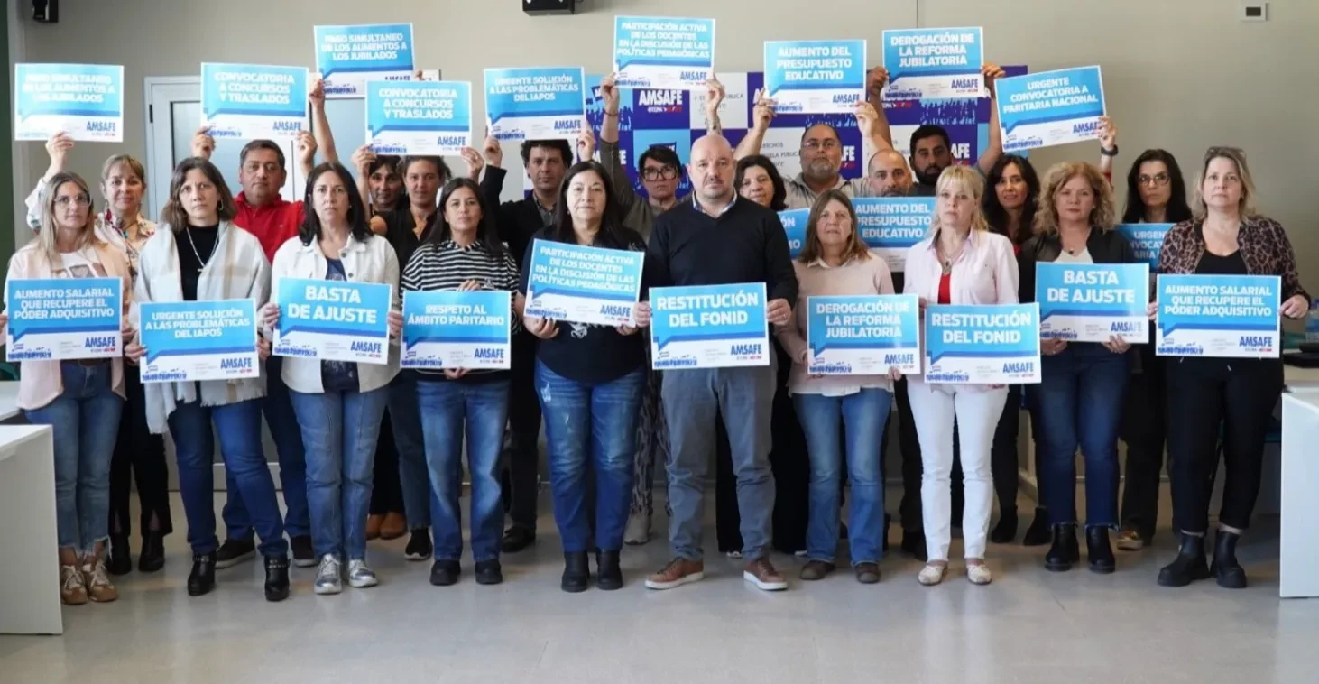 AMSAFE definió la continuidad del plan de lucha docente en Santa Fe
