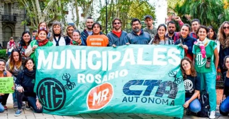 Municipales de ATE Rosario llevarán su reclamo al Palacio de los Leones por incumplimientos del Ejecutivo