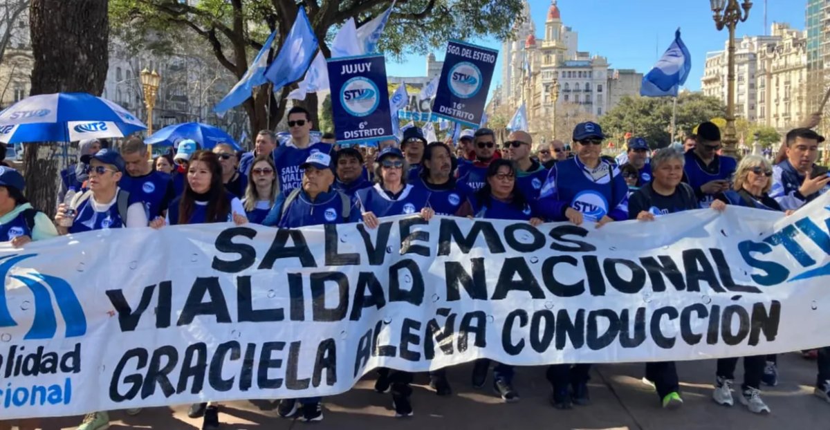 Urgente: El Sindicato Trabajadores Viales denuncia que el Gobierno busca avanzar con la desaparición de Vialidad Nacional