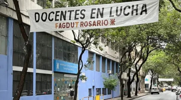 Paro total en la UTN: FAGDUT Rosario advierte que "está en peligro la continuidad de las facultades"